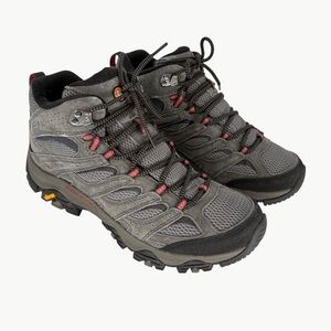 NEW Merrell Men's Moab 3 Mid Waterproof Hiking Boots | Sz 10 | Beluga (Gray)